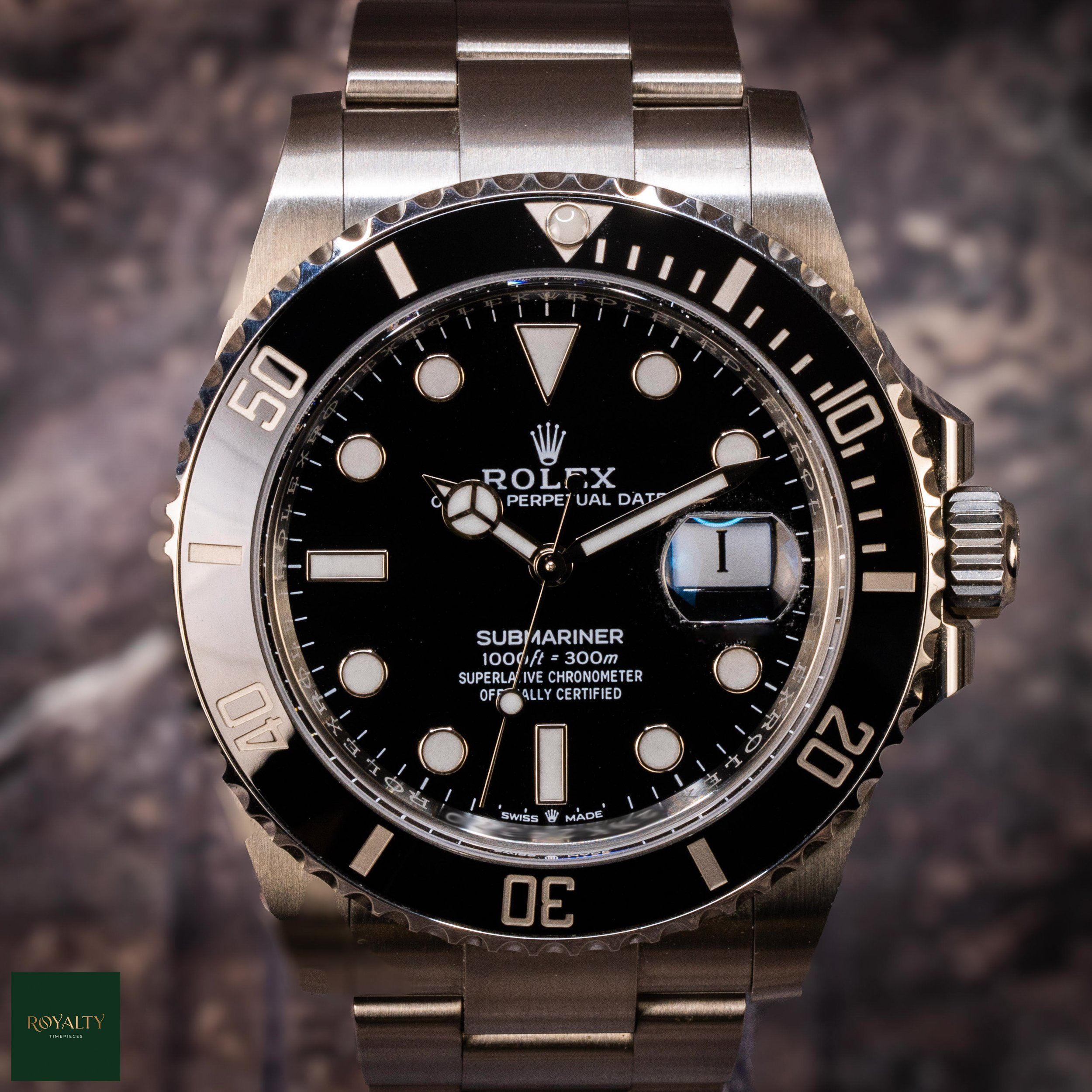 Pre-Owned Rolex Submariner Date Black Sub 126610LN-0001 | 41mm Black Cerachrom Bezel Black Dial Cal.3235 Automatic Dive Watch, Used Good Condition
