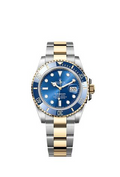 Pre-Owned Rolex Submariner Date Bluesy 126613LB-0002 | 41mm Two-Tone Yellow Gold & Oystersteel Blue Ceramic Bezel Blue Dial Cal.3235 Automatic Luxury Dive Watch, Used Good Condition