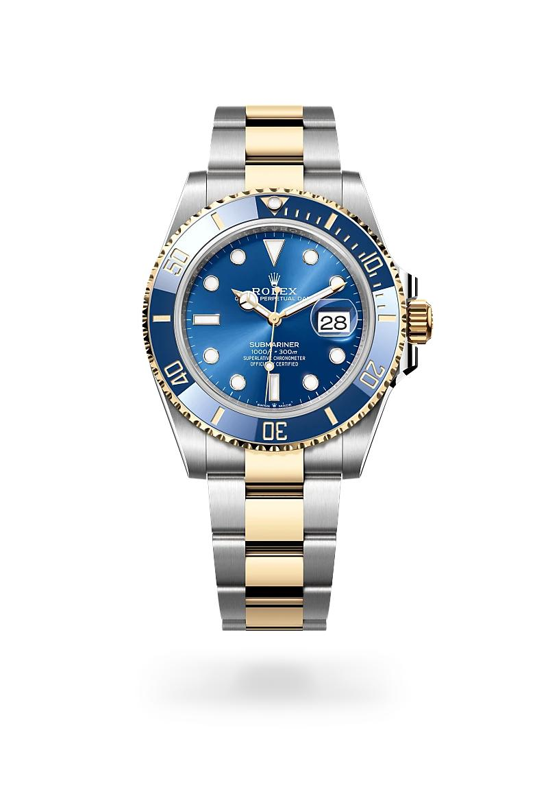 Pre-Owned Rolex Submariner Date Bluesy 126613LB-0002 | 41mm Two-Tone Yellow Gold & Oystersteel Blue Ceramic Bezel Blue Dial Cal.3235 Automatic Luxury Dive Watch, Used Good Condition
