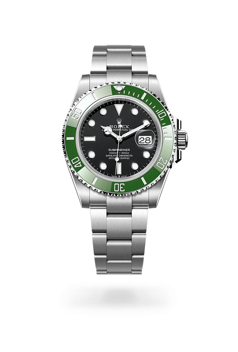 Pre-Owned Rolex Submariner Date 126610LV-0002 | 41mm Oystersteel Green Cerachrom Bezel Black Dial Cal.3235 Automatic Diver Watch, Used Good Condition, Nickname Starbucks Green Sub