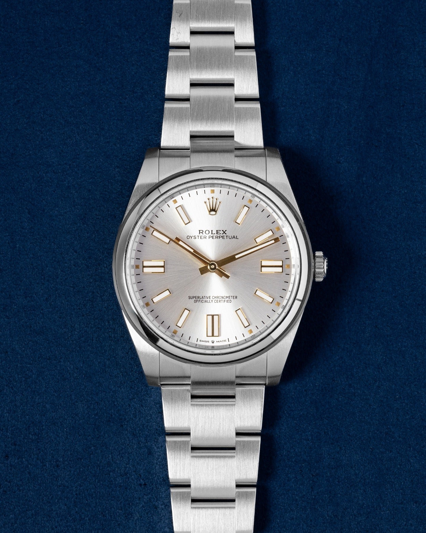 Pre-Owned Rolex 124300 Oyster Perpetual White Dial