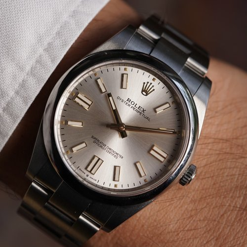 Pre-Owned Rolex 124300 Oyster Perpetual White Dial