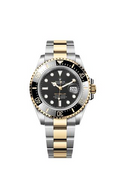 Pre-Owned Rolex Sea-Dweller Ref.126603 Yellow Rolesor Black Cerachrom Bezel Black Dial Oyster Bracelet 43mm