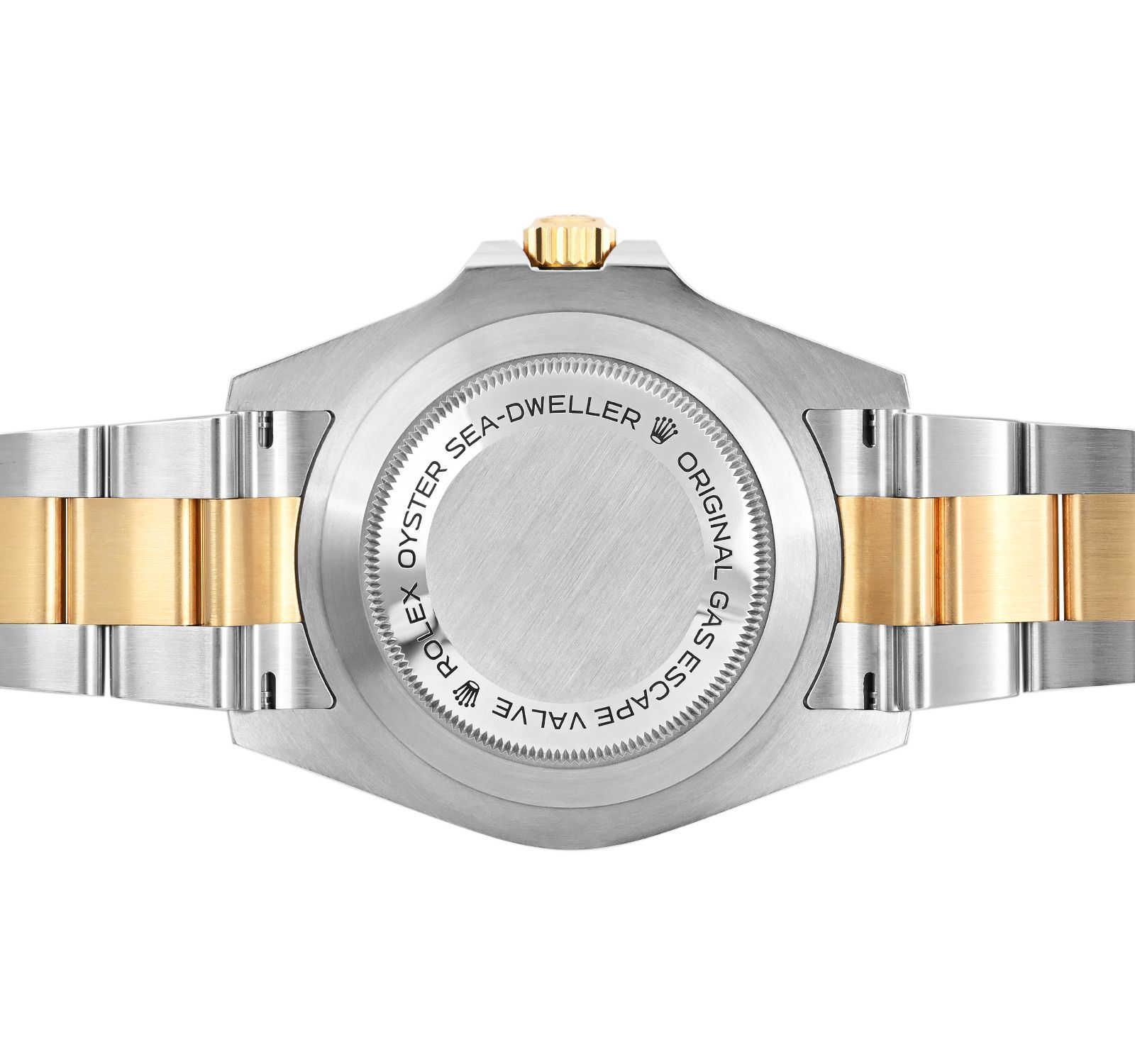 Pre-Owned Rolex Sea-Dweller Ref.126603 Yellow Rolesor Black Cerachrom Bezel Black Dial Oyster Bracelet 43mm