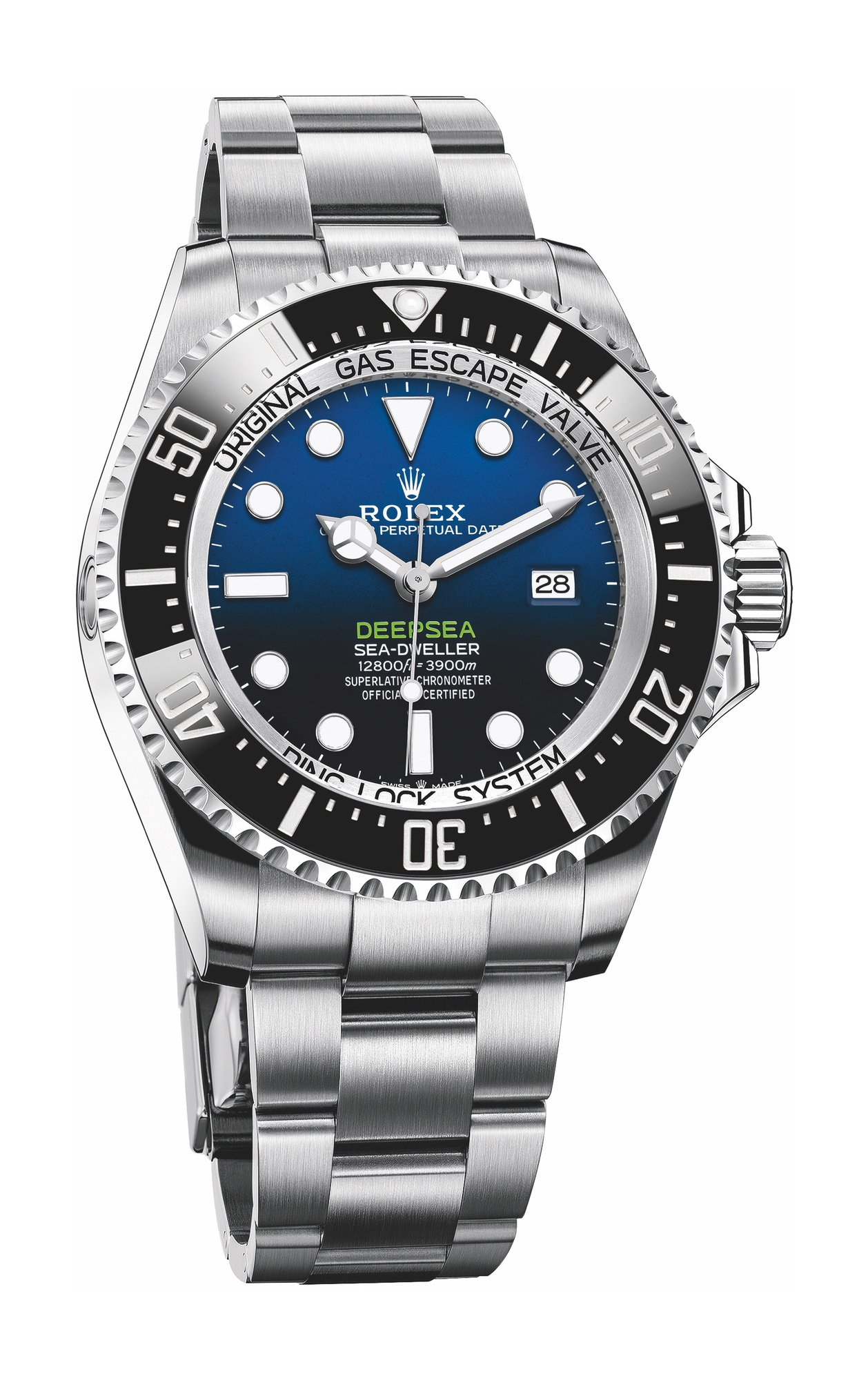 Pre-Owned Rolex Deepsea Ref.126660-0002 D-Blue James Cameron Gradient Dial Oystersteel 44mm Diver Watch