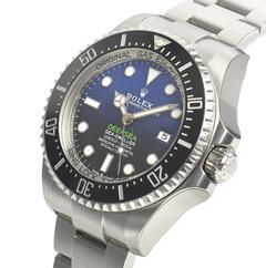 Pre-Owned Rolex Deepsea Ref.126660-0002 D-Blue James Cameron Gradient Dial Oystersteel 44mm Diver Watch