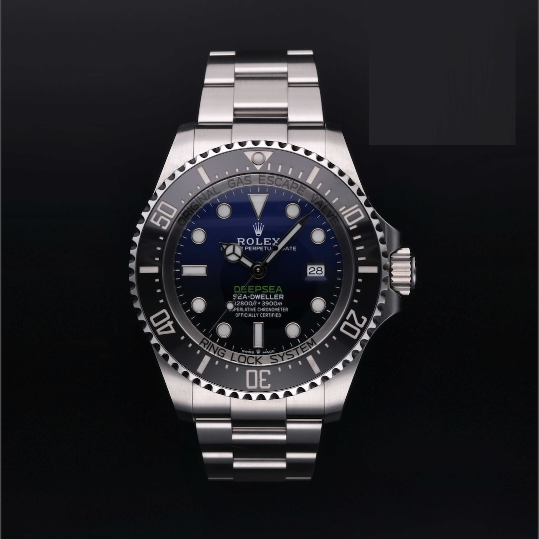 Pre-Owned Rolex Deepsea Ref.126660-0002 D-Blue James Cameron Gradient Dial Oystersteel 44mm Diver Watch