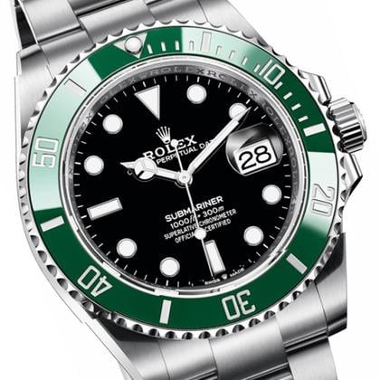 Pre-Owned Rolex Submariner Date 126610LV-0002 | 41mm Oystersteel Green Cerachrom Bezel Black Dial Cal.3235 Automatic Diver Watch, Used Good Condition, Nickname Starbucks Green Sub