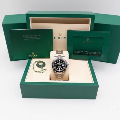 Pre-Owned Rolex Submariner Date Black Sub 126610LN-0001 | 41mm Black Cerachrom Bezel Black Dial Cal.3235 Automatic Dive Watch, Used Good Condition