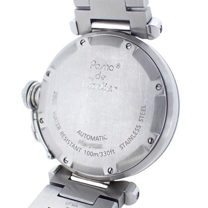 Cartier Pasha C W31074M7 Automatic Watch | 35mm Stainless Steel White Dial Unisex Pre-owned Good Condition Swiss Watch