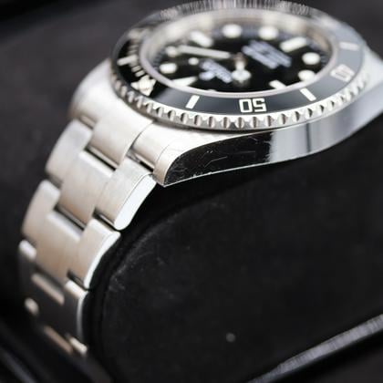 Pre-Owned Rolex Submariner No Date 124060-0001 | 41mm Black Cerachrom Bezel Symmetric Black Dial Cal.3235 Automatic Diver Watch, Used Good Condition