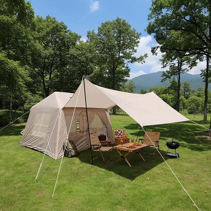 Camping Tent with Detachable Top: 4 Season Windproof Outdoor Shelter - Stargazing Observatory Tent for Astronomy Enthusiasts & Night Sky Observation